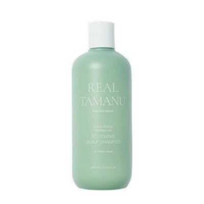 REAL TAMANU Raminantis plaukų šampūnas “Cold Press Tamanu Oil Soothing Scalp Shampoo”