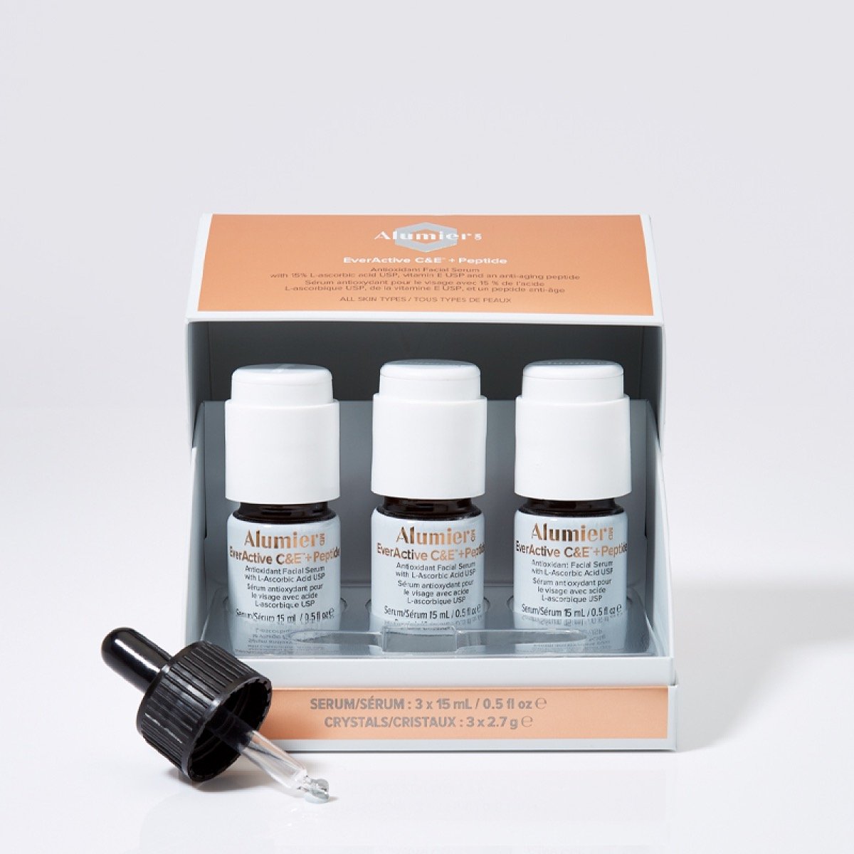 ALUMIER MD EverActive C&E® + Peptide (3 pakuotės) 3x15ml - Image 2