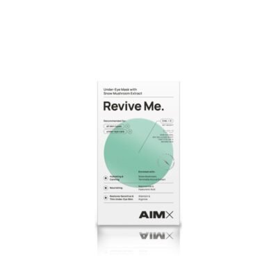 Drėkinanti ir gaivinanti paakių kaukė su hialuronu AIMX „Revive Me“