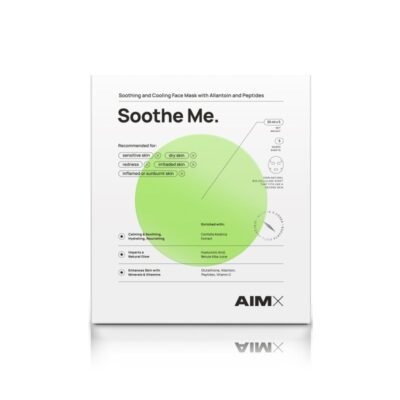Greito poveikio raminanti veido kaukė su peptidais AIMX „Soothe Me“