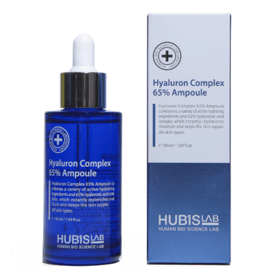 HUBISLAB AMPULĖ SU 65% hialurono rūgšties kompleksu, 50 ML