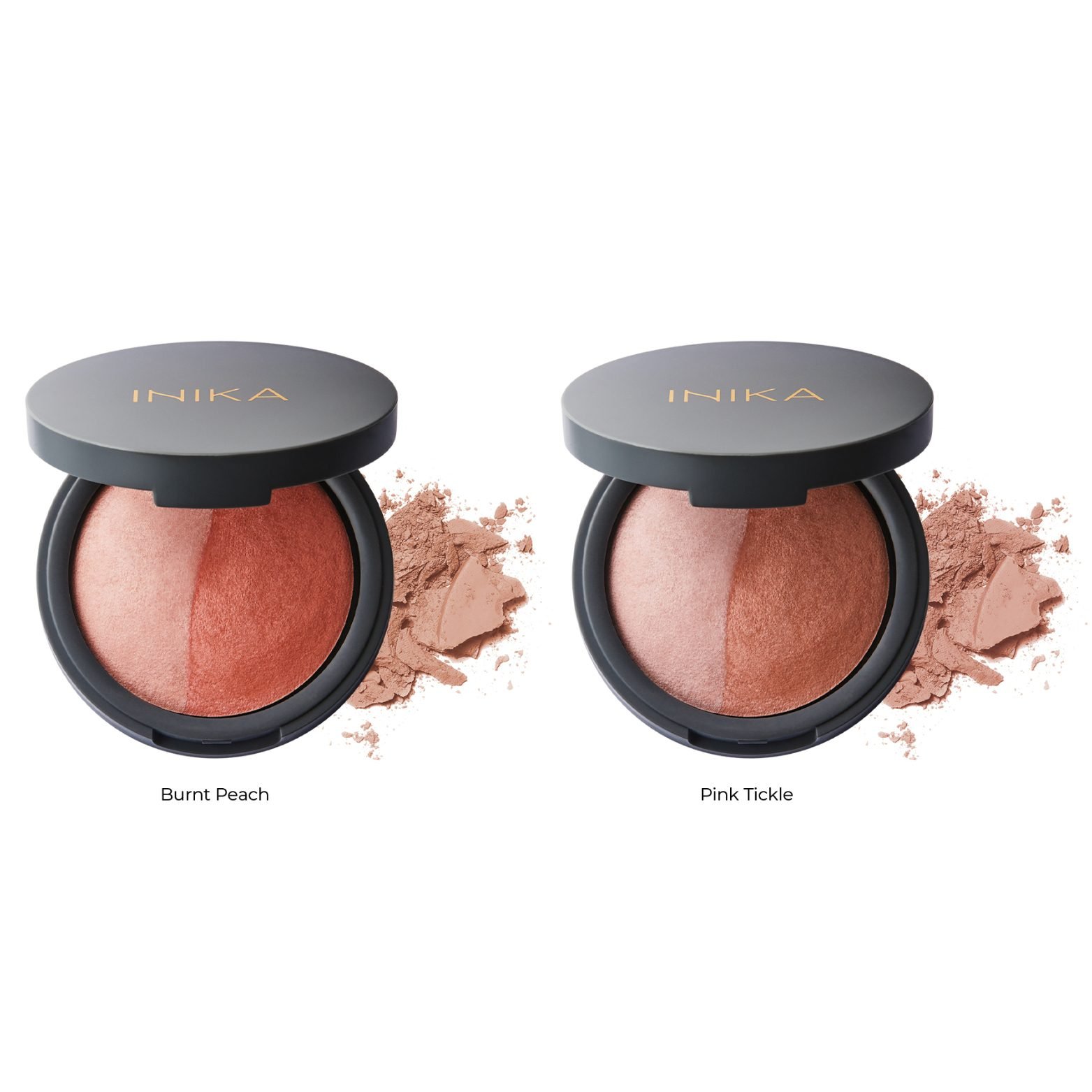 INIKA ORGANIC kompaktiniai mineraliniai skaistalai DUO - 6.5 g - Image 2