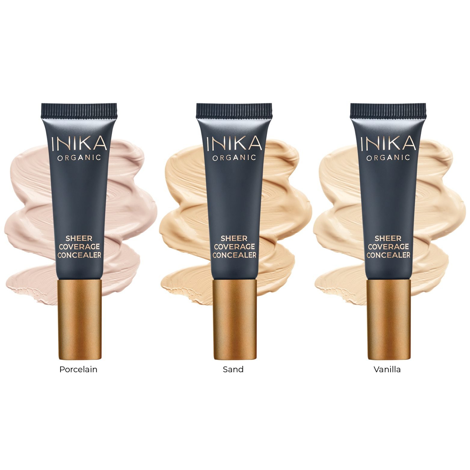 INIKA ORGANIC lengvo maskavimo priemonė - Porcelain, 10 ml - Image 2