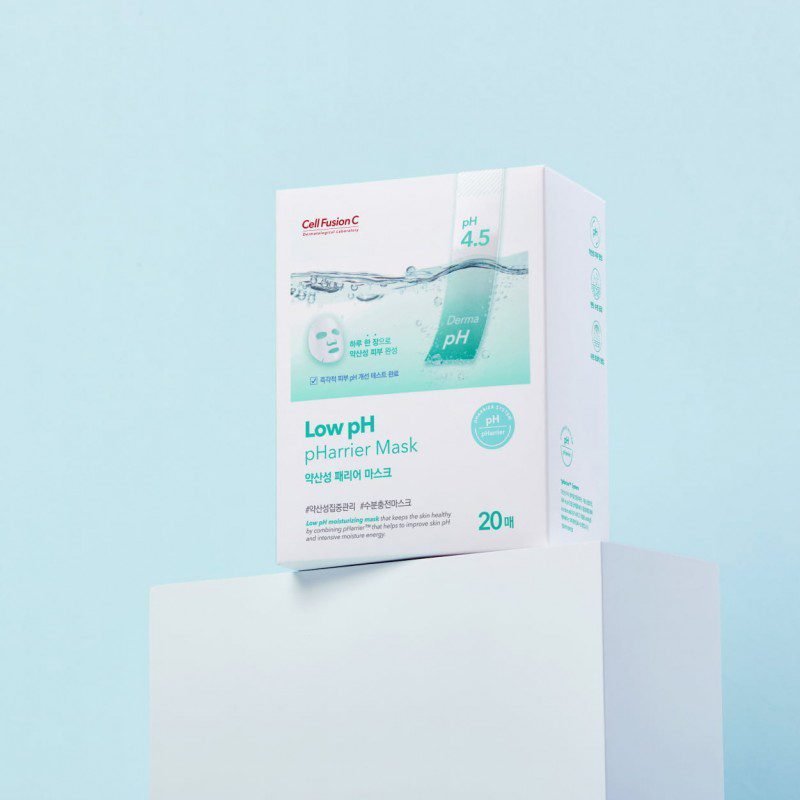 CELL FUSION C „Low pH pHarrier Mask“ drėkinanti lakštinė veido kaukė - Image 2