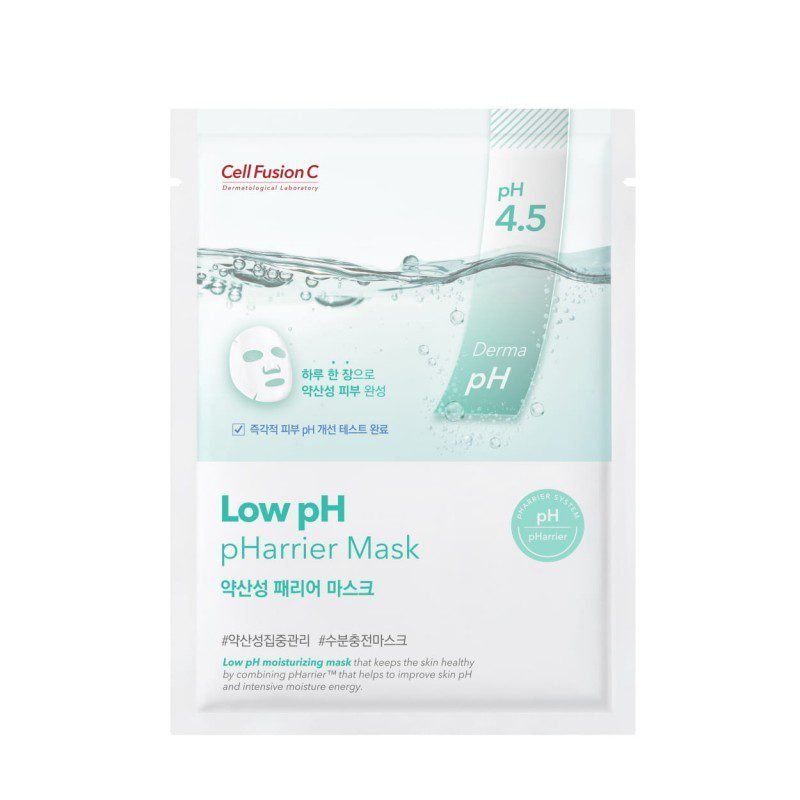 CELL FUSION C „Low pH pHarrier Mask“ drėkinanti lakštinė veido kaukė