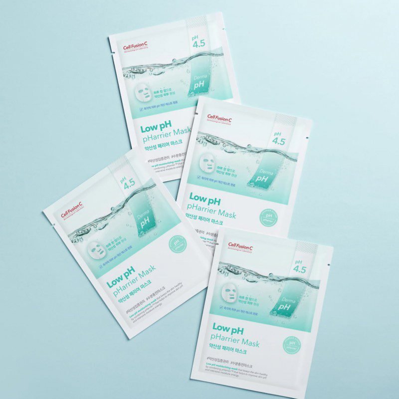CELL FUSION C „Low pH pHarrier Mask“ drėkinanti lakštinė veido kaukė - Image 5