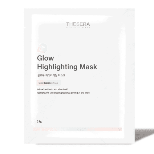 THESERA GLOW švytėjimo suteikianti veido kaukė, 1 x 25 G