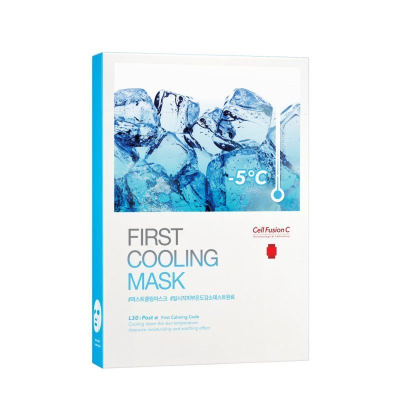 CELL FUSION C Vėsinanti ir drėkinanti lakštinė veido kaukė „First Cooling Mask“ - Image 3