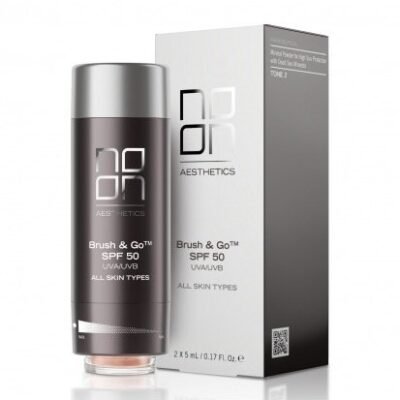 NOON BRUSH&GO MINERAL SUN PROTECTION POWDER SPF 50 visų tipų odai Tone 2