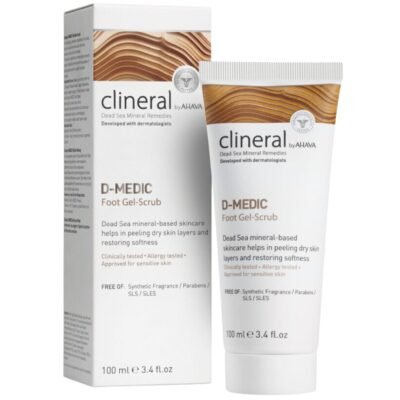 AHAVA CLINERAL D-MEDIC kojų šveičiamasis gelis, 100 ML