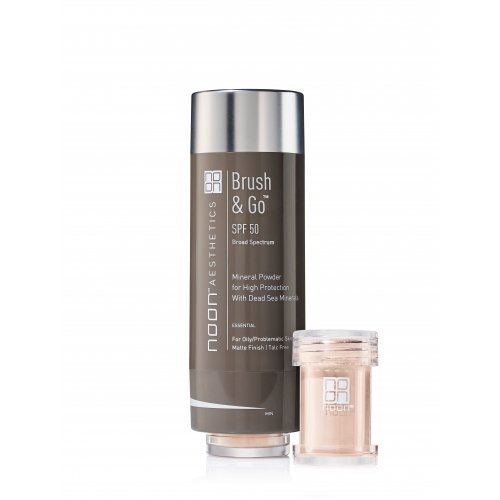 NOON BRUSH&GO MINERAL SUN PROTECTION POWDER SPF 50 riebiai/probleminei odai Tone 1 - Image 2